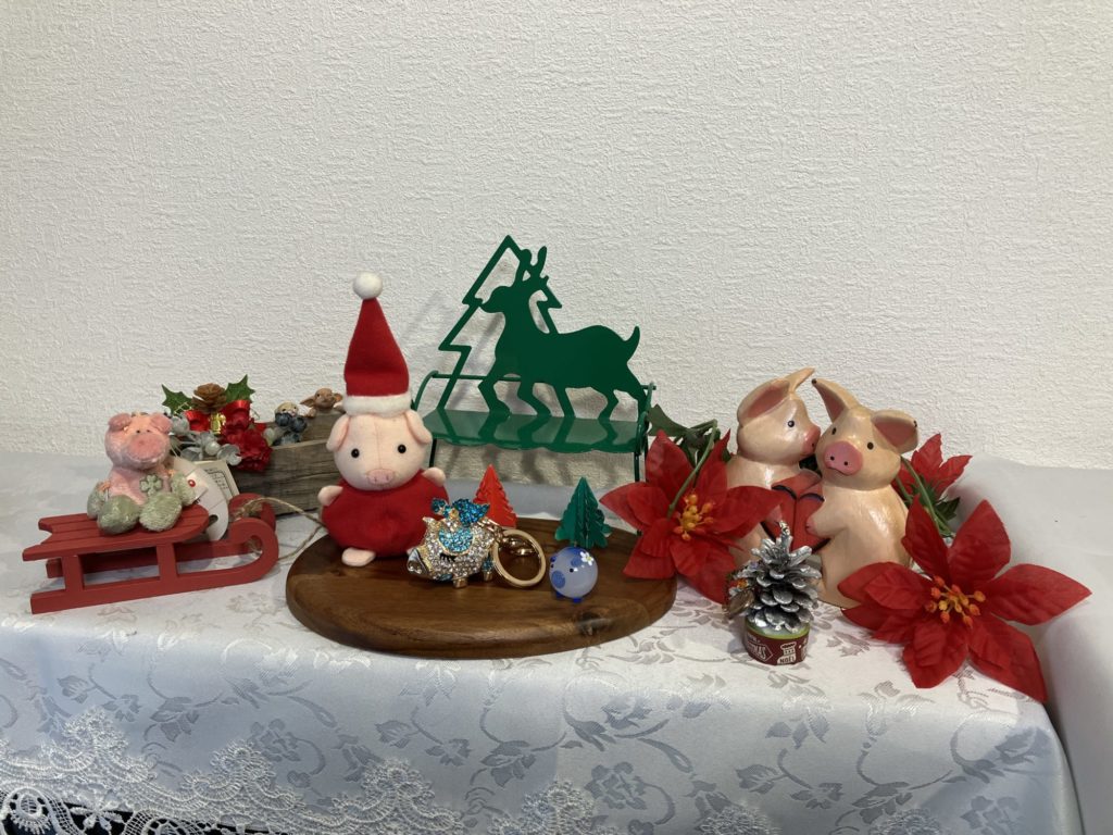 豚ちゃんの置物（25年12月）